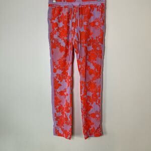 Nanette Lepore L'amour Casual Pants Pink & Orange Abstract Medium